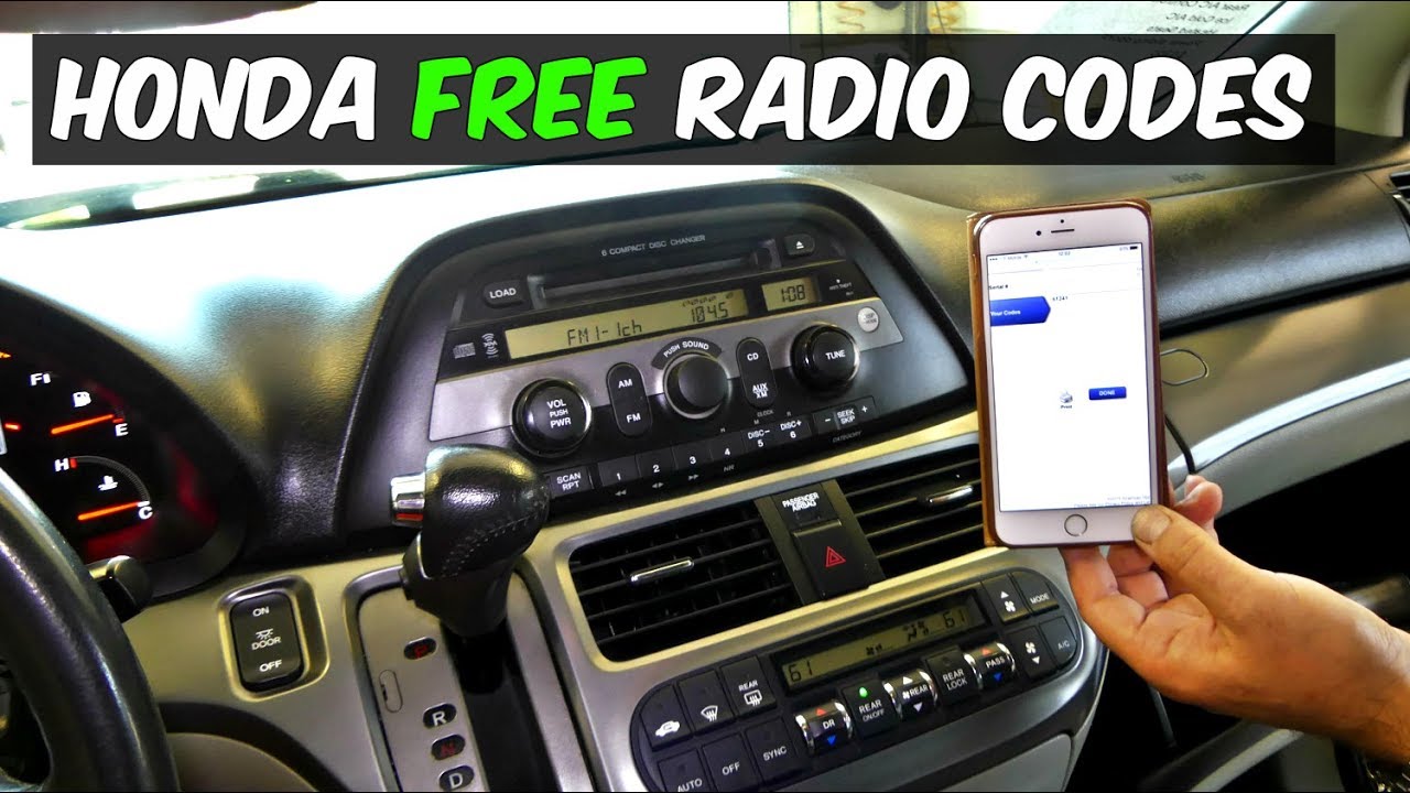 Honda Radio Code Free Download