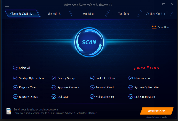 advanced systemcare ultimate full version code